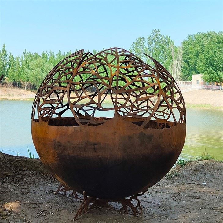 3d Laser Cutting Wood Burning Fire Pit