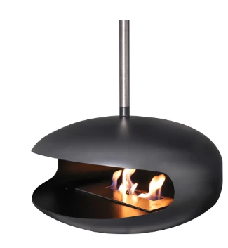 Rotating Suspend Indoor Hanging Fireplace