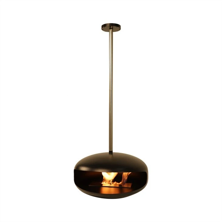 Rotating Suspend Indoor Hanging Fireplace