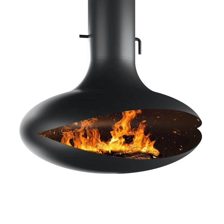 Rotating Suspend Indoor Hanging Fireplace