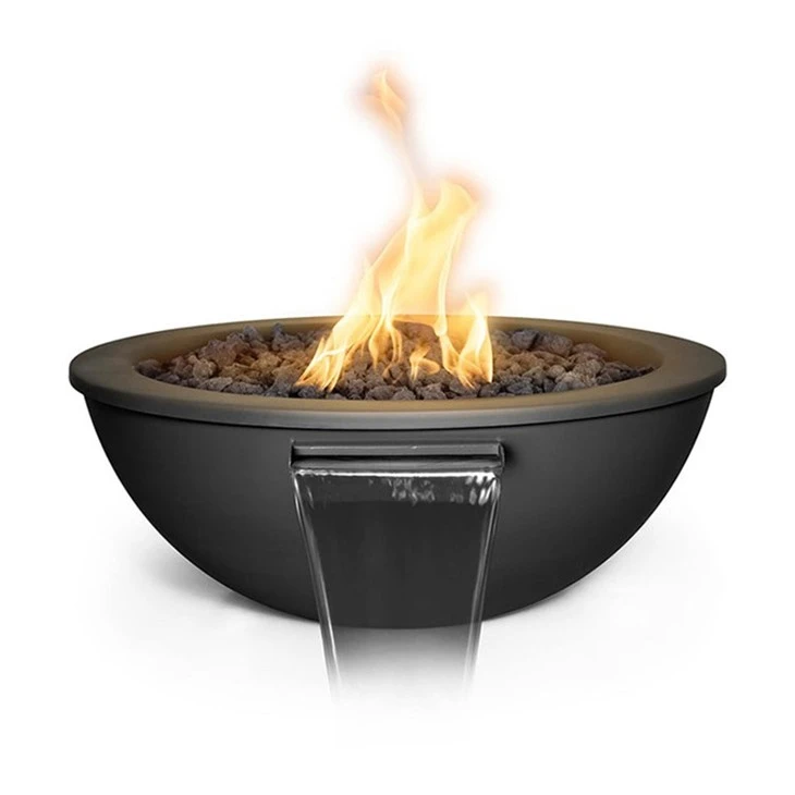 Fire Bowl Patio Fire Pit Water Fountain