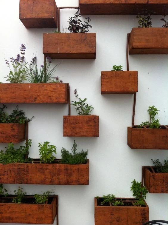 Outdoor Corten Steel Flower Planter Pot