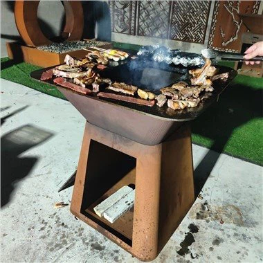 Nagy rusztikus BBQ Grill