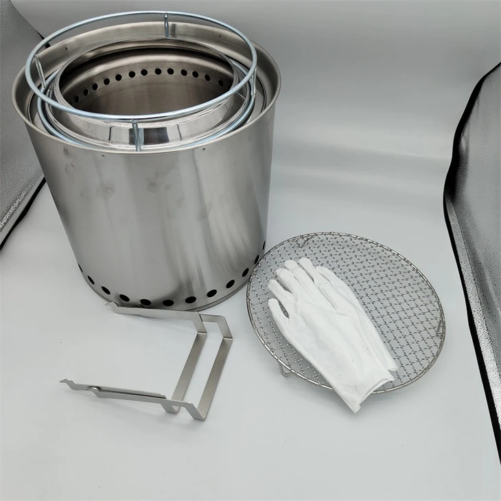 Solo Stove Outdoor Blaze Fire Pit rozsdamentes acél szerenád