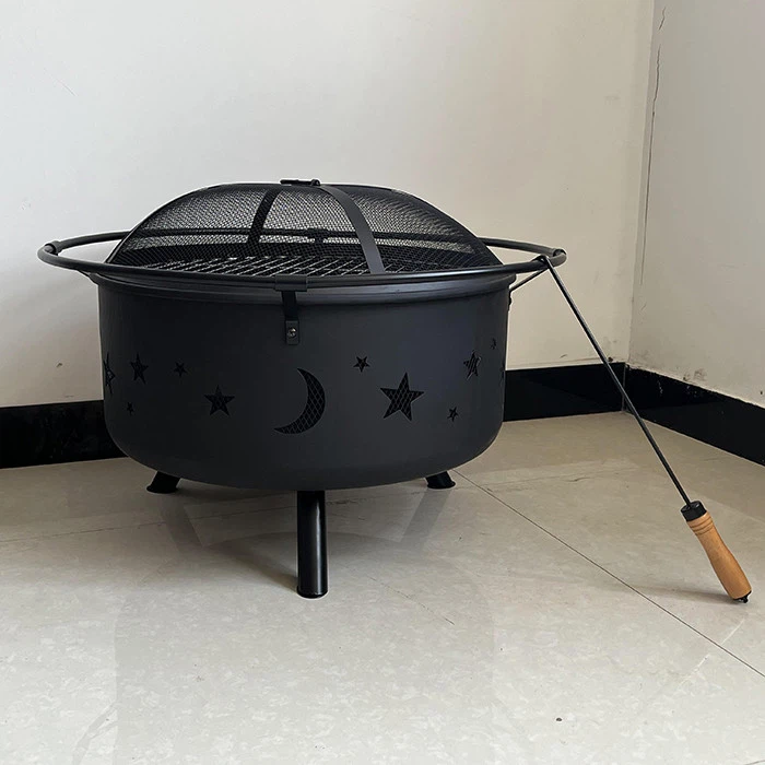 Aesthetic Star - Moon Patterned BBQ Grill
