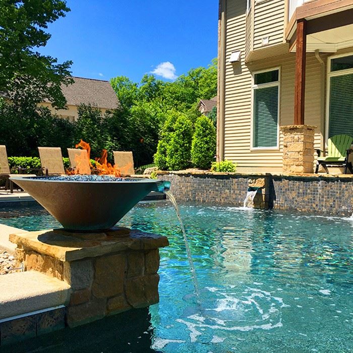 Fire Pits With Water Features