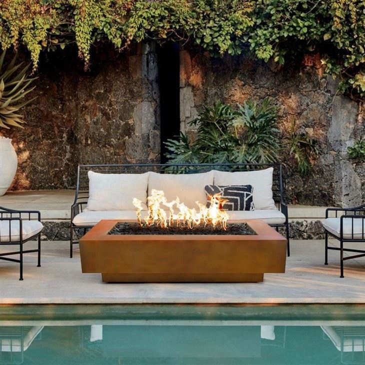 Garden Life Corten Propán Fire Pit