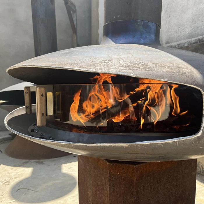 Indoor Hanging Wood Fireplace factory