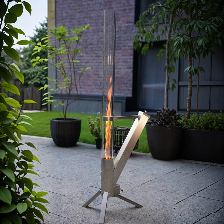 Modern Design Steel Patio Pellet Heater Modern Design Steel Patio Pellet Heater