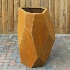 Metal Steel Decorative Flowerpot factory