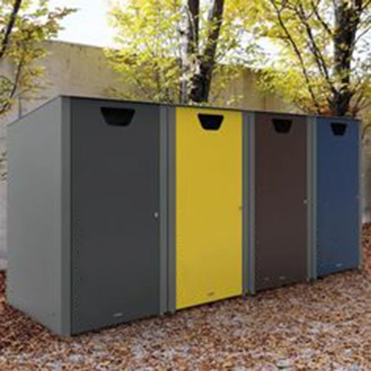 Outdoors Garbage Sorting Trash Can